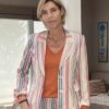 Blazer à rayure