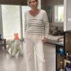 Pull Macha rayures fines – Image 2