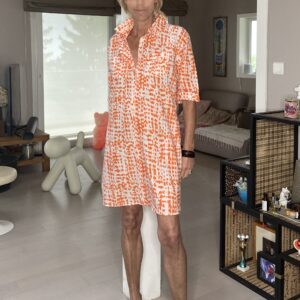 Robe orange Téa