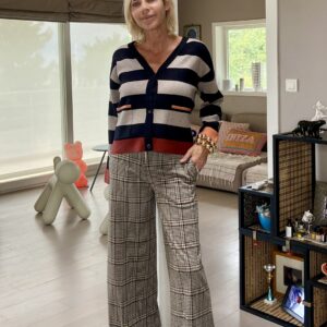 Pantalon à carreaux