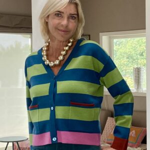 Gilet à rayures