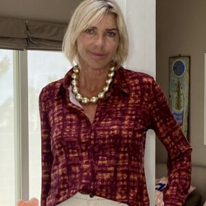 Chemise rouille camel